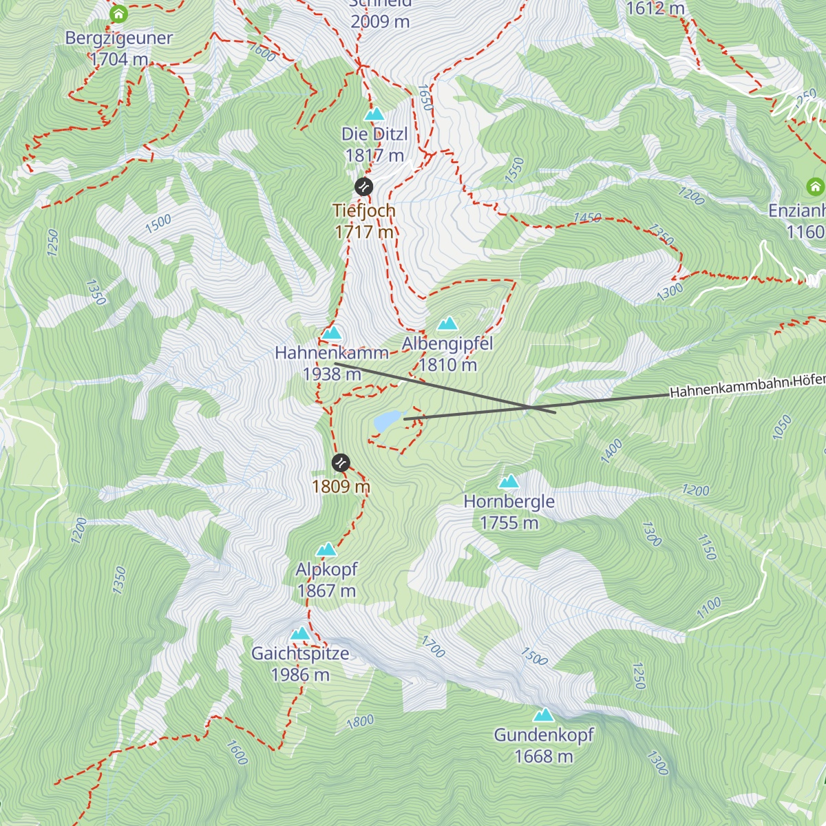 Panoramarestaurant map