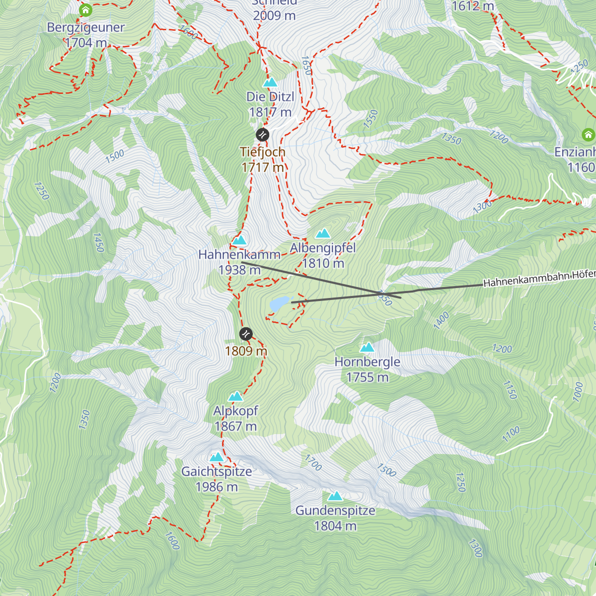 Panoramarestaurant map