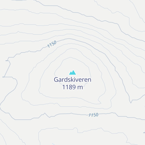 Map of Gardskiveren