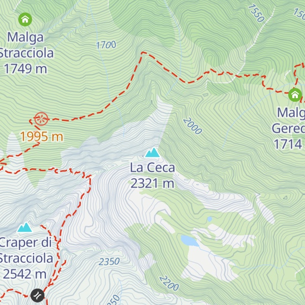 Map of La Ceca