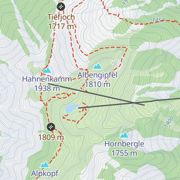 Map of Bergrestaurant Hahnenkamm