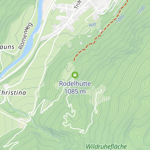 Map of Rodelhütte