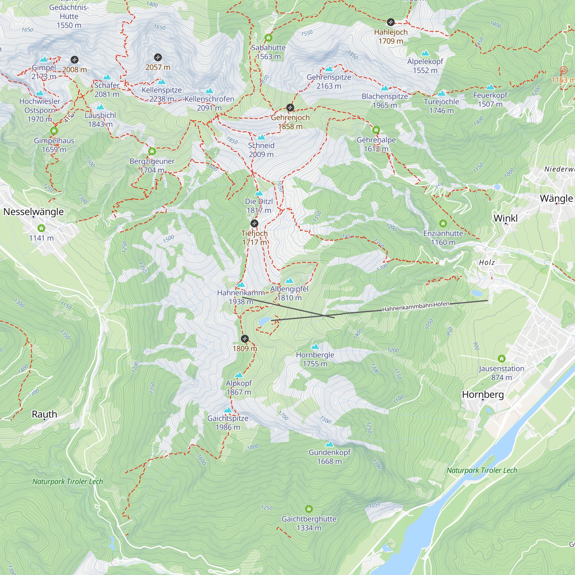 Bergwachthütte map