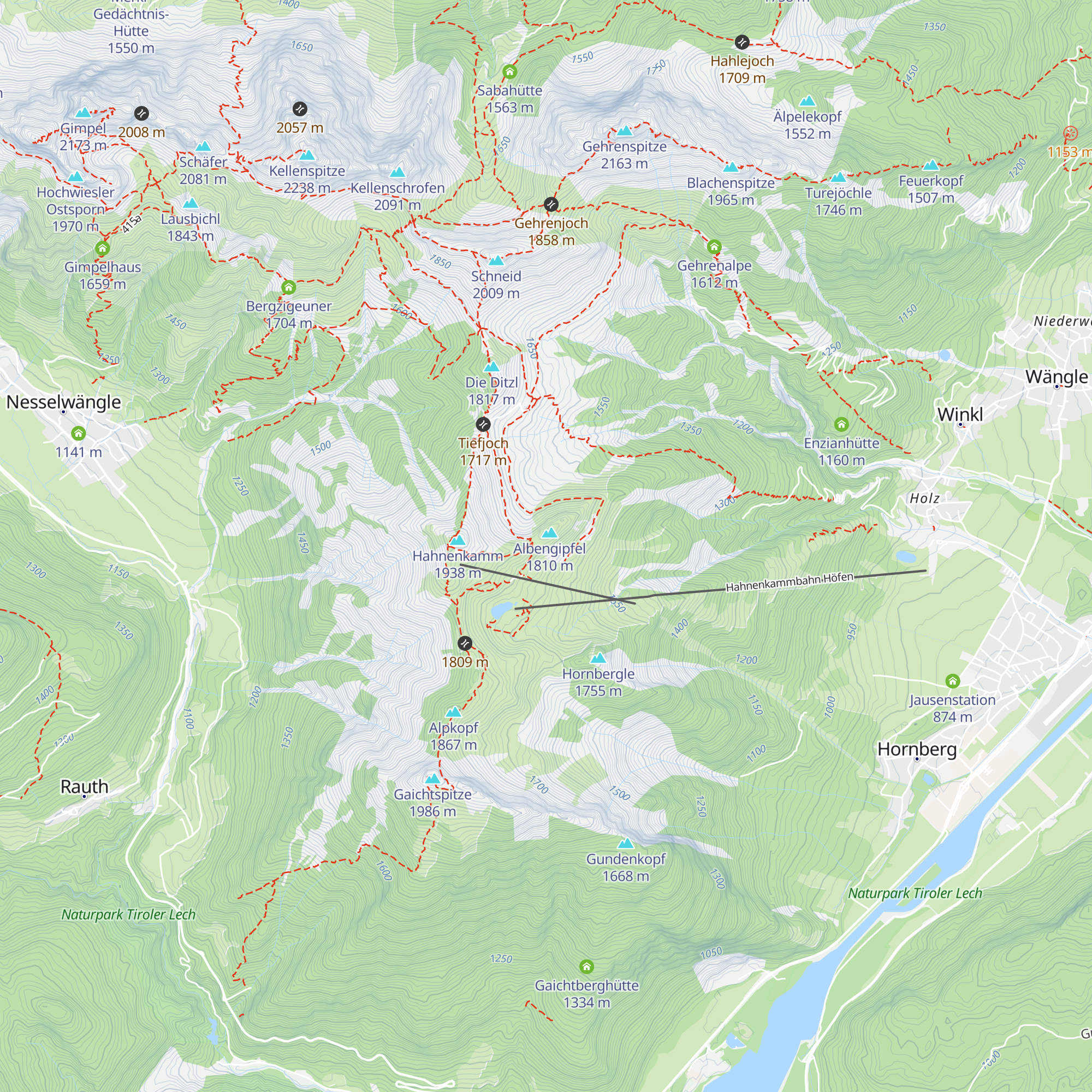 Bergwachthütte map