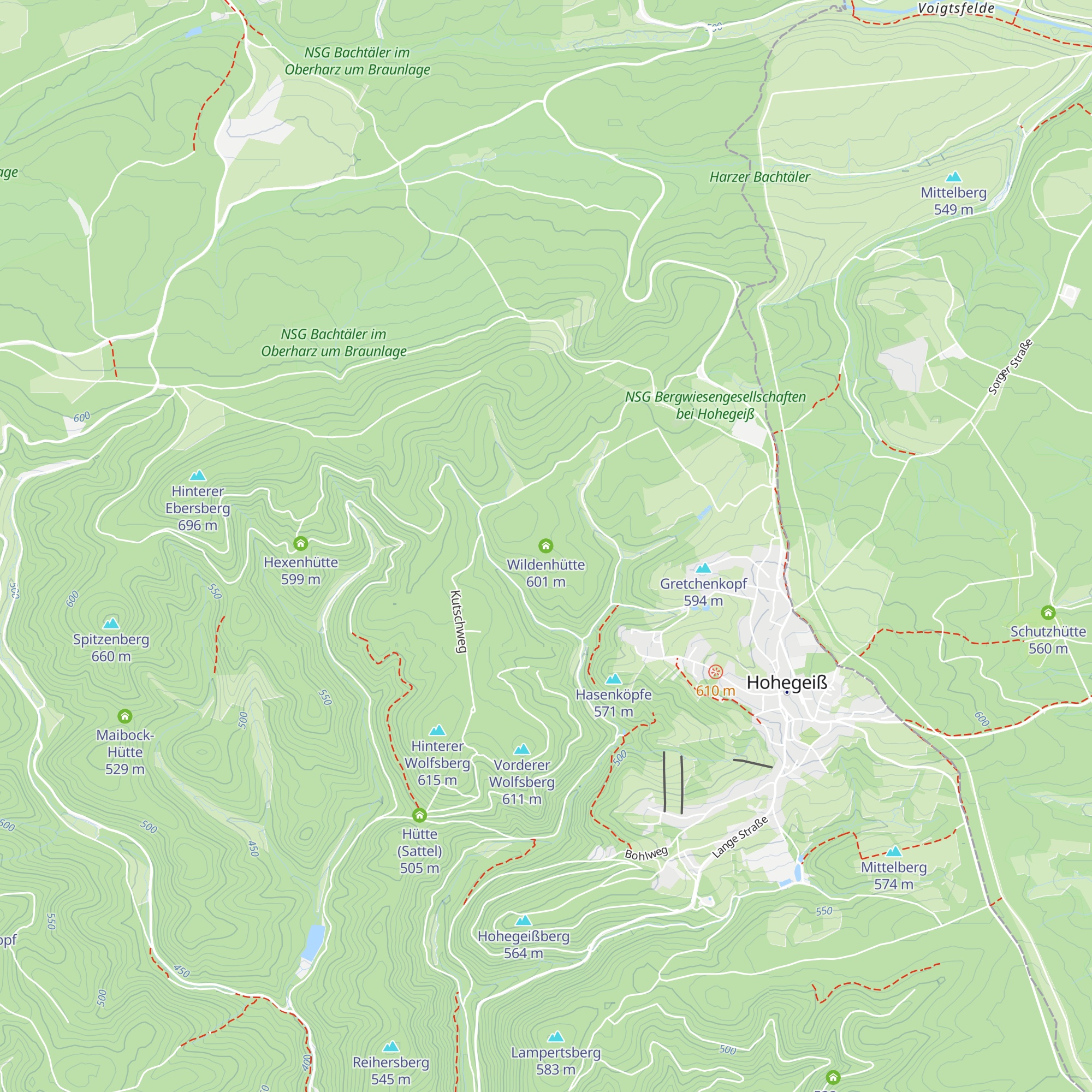 Wildenhütte map