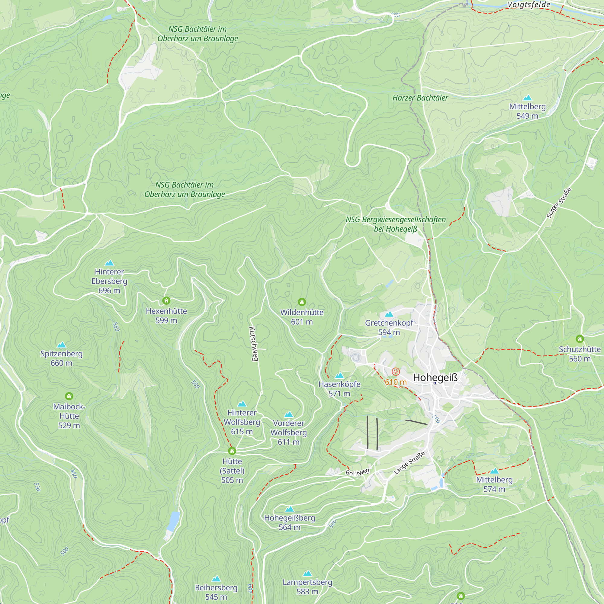 Wildenhütte map
