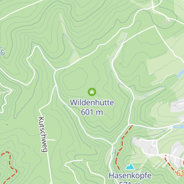 Map of Wildenhütte