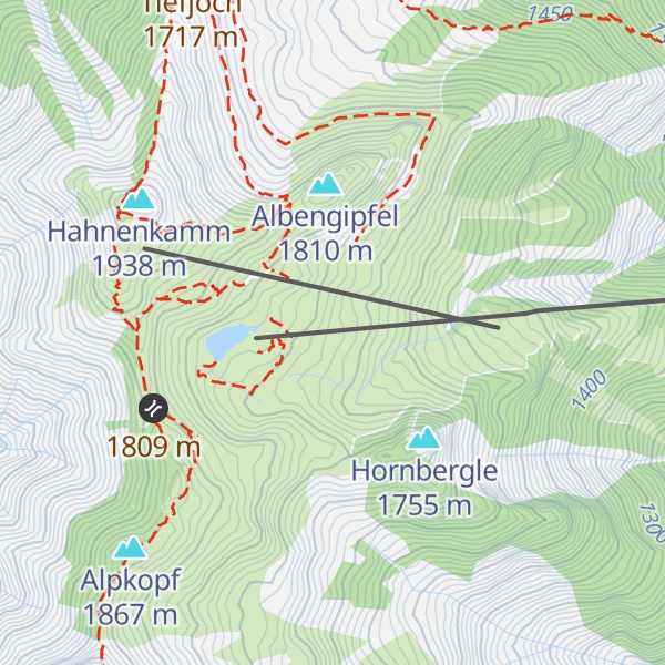 Map of Höfener Alm