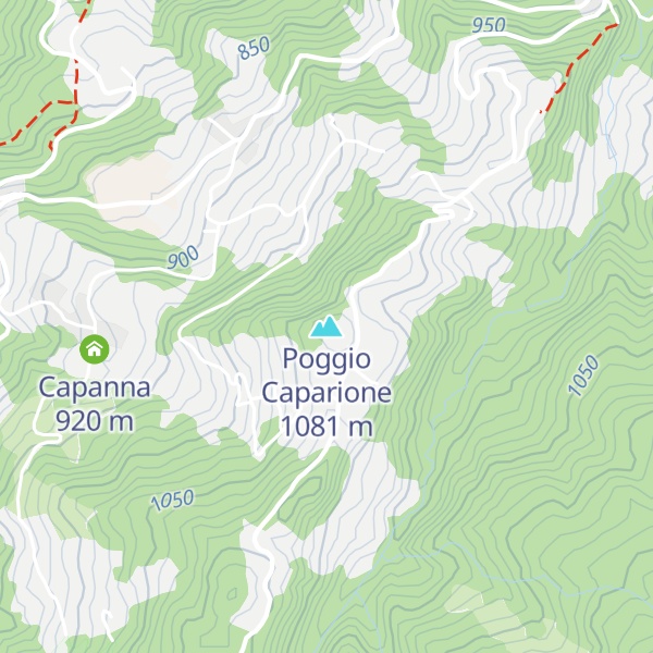 Map of Poggio Caparione