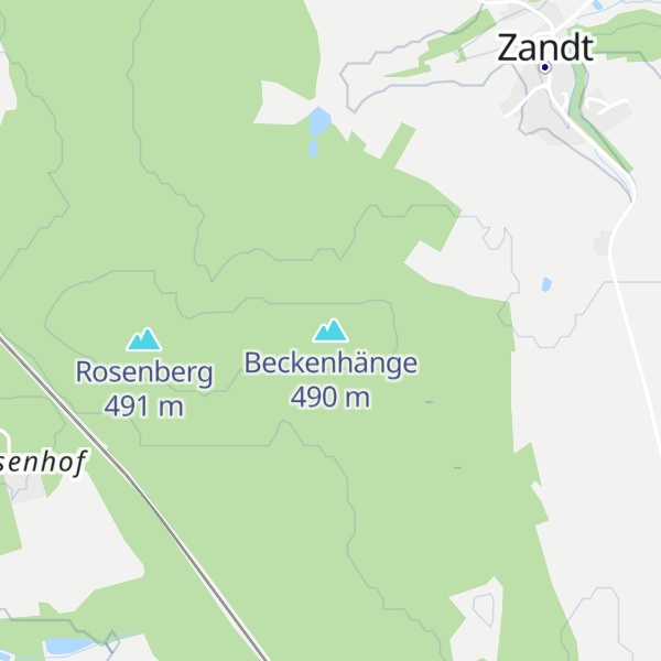 Map of Beckenhänge