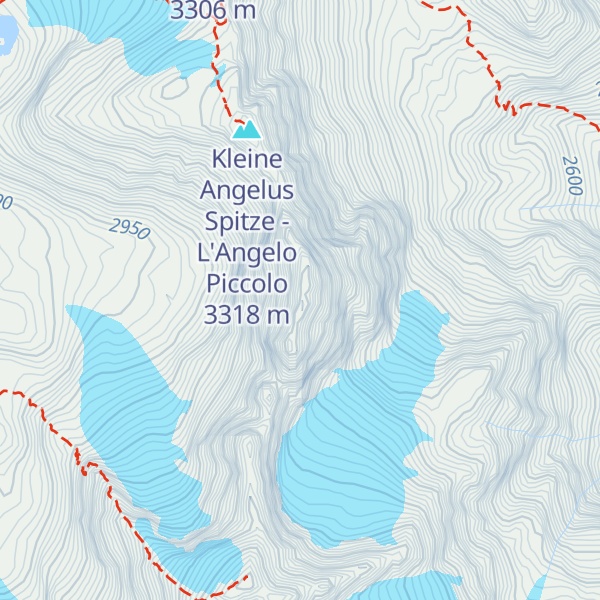 Map of Hochofenwand - Croda del Forno