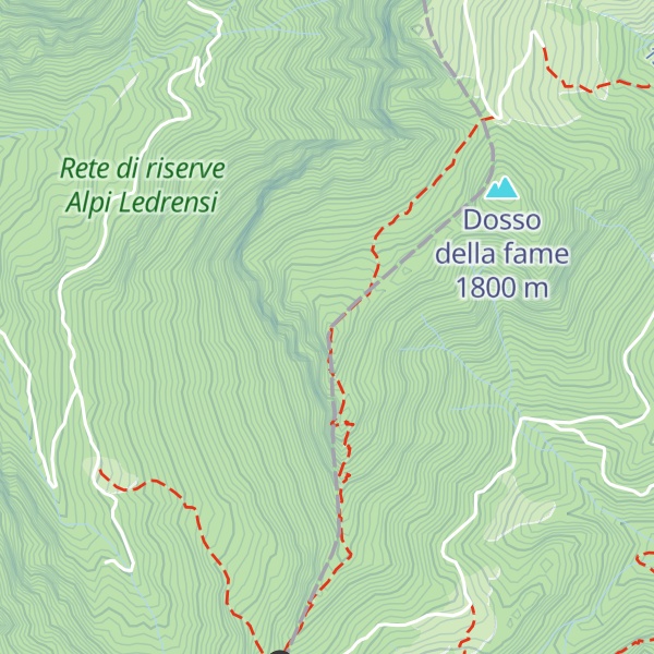 Map of Cima del Fratone