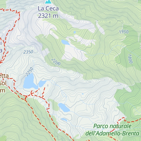 Map of Doss delle Galline