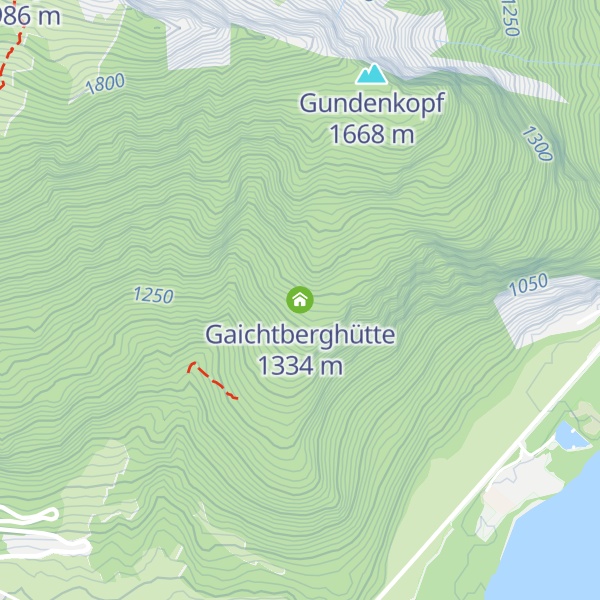 Map of Gaichtberghütte