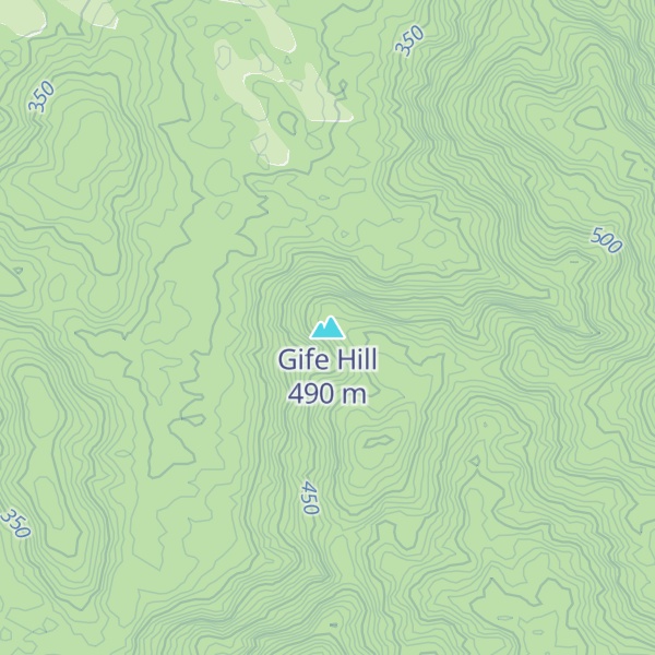 Map of Gife Hill