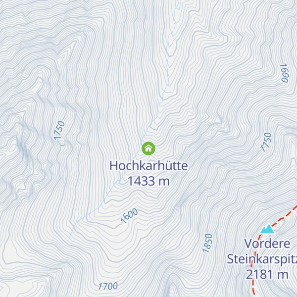 Map of Hochkarhütte