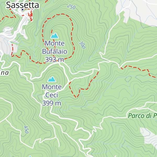Map of Rifugio "Castro de' Maiali"