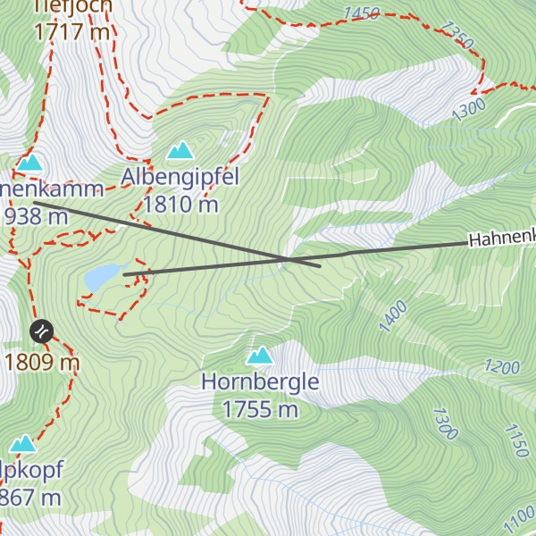 Map of Cilli Hütte