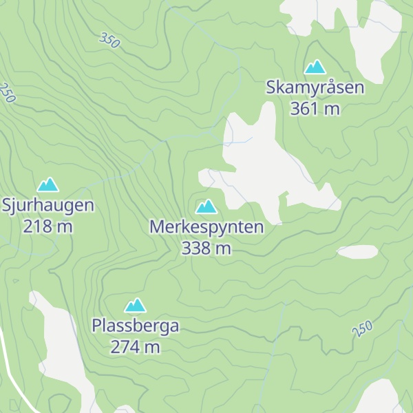 Map of Merkespynten
