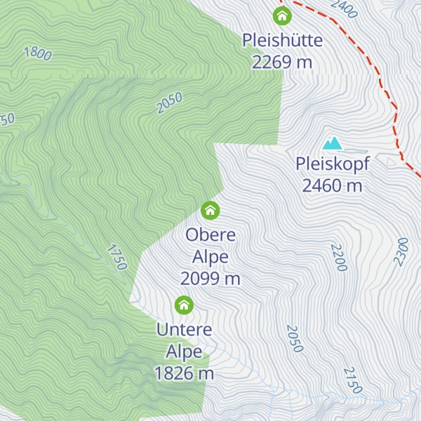 Map of Obere Alpe