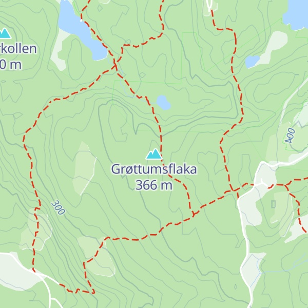 Map of Grøttumsflaka