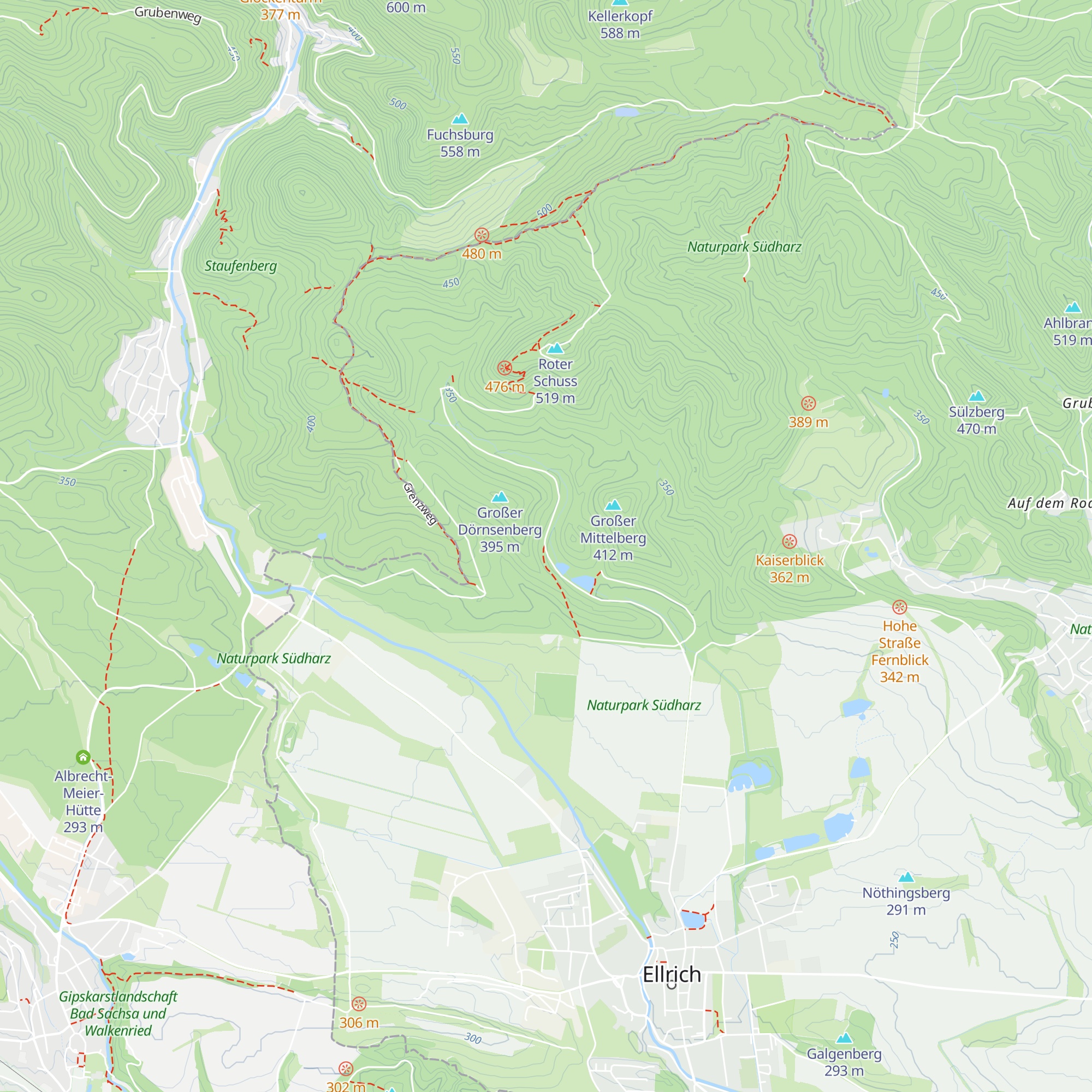 Hundingshütte map