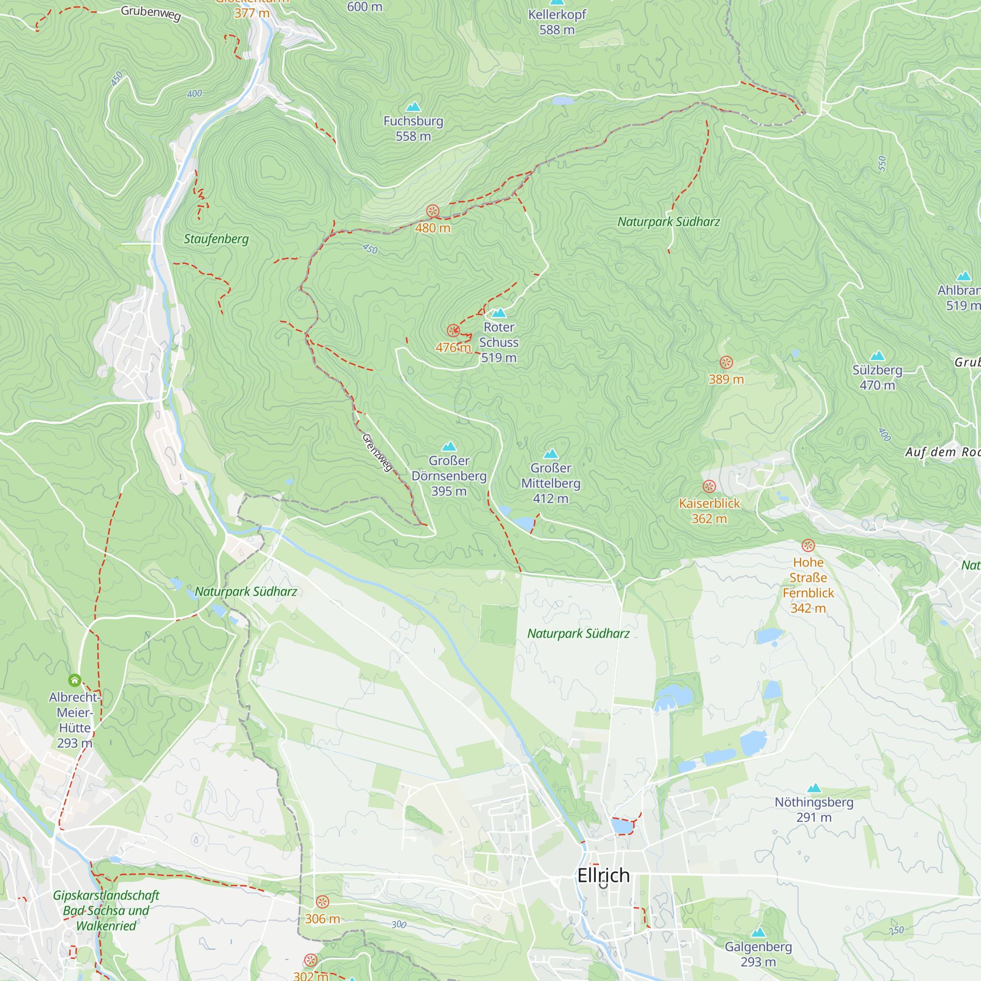 Hundingshütte map