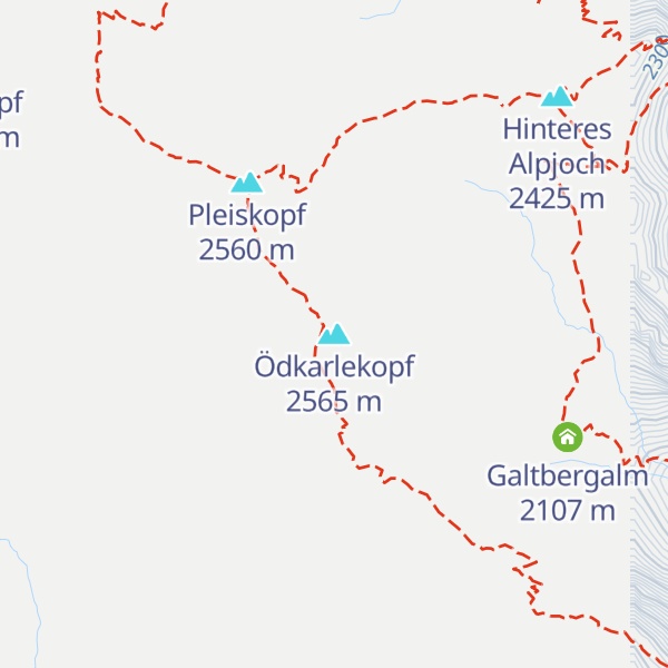 Map of Ödkarlekopf