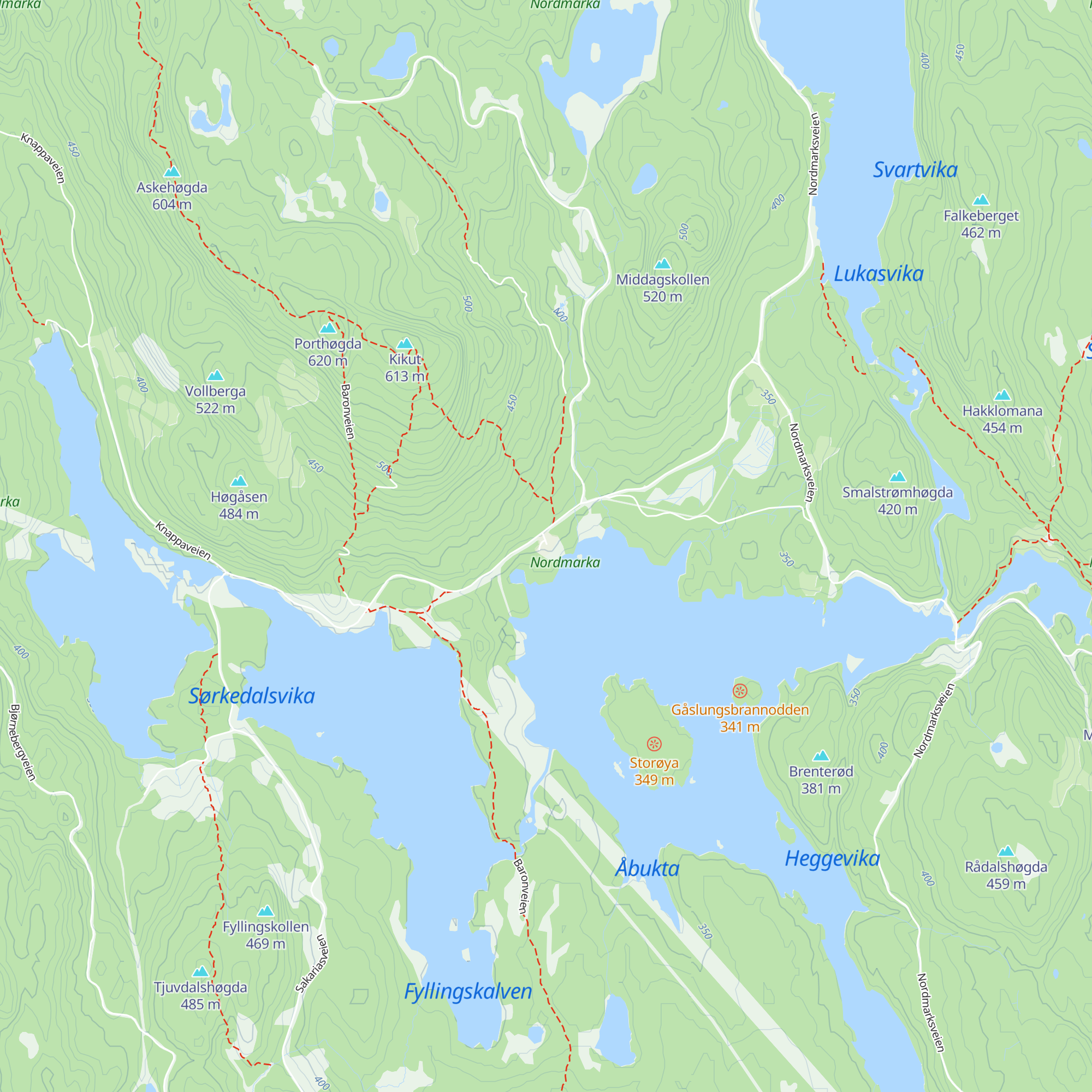 Kikutstua map