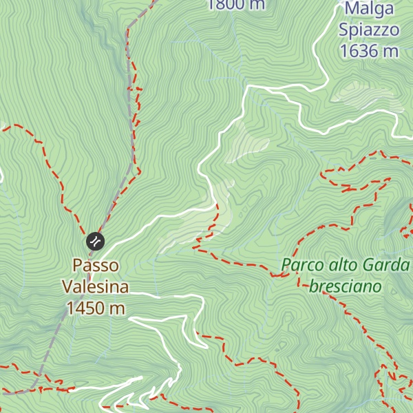 Map of Malga Lorina