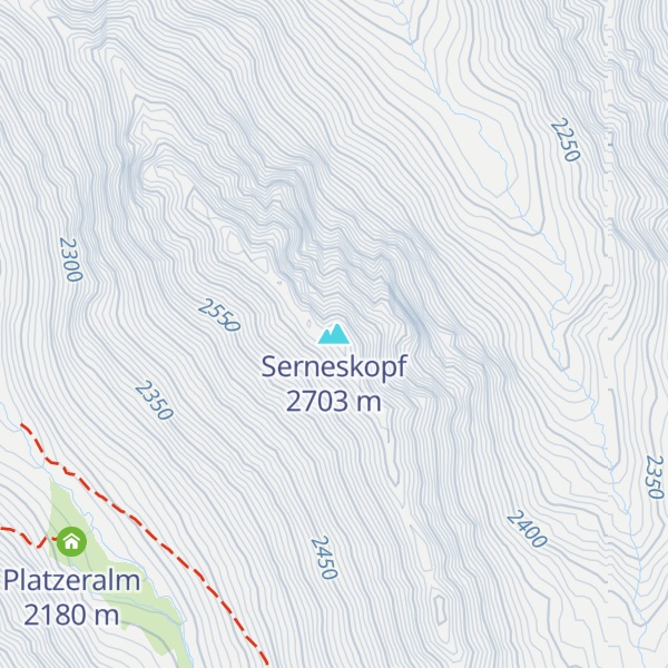 Map of Serneskopf
