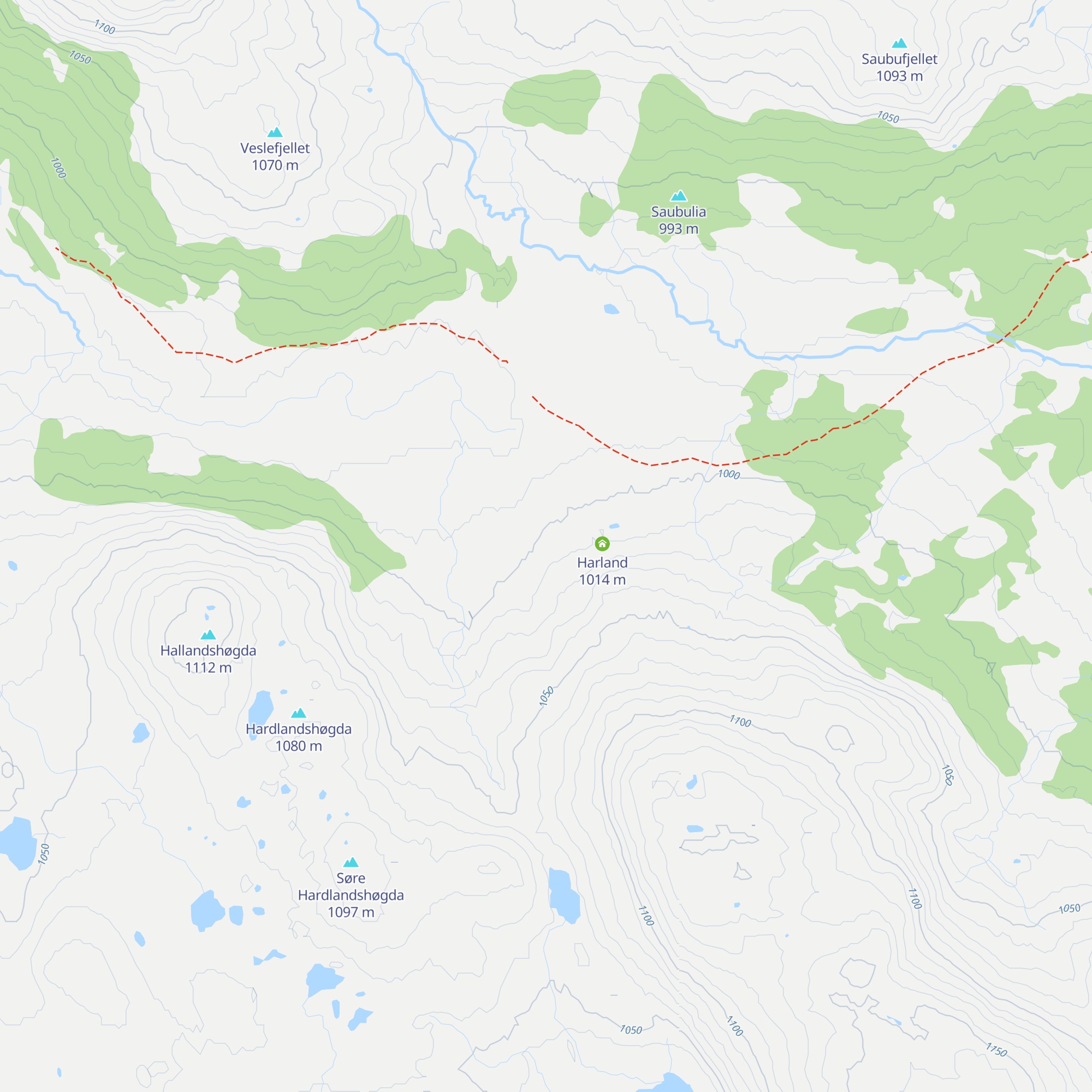 Harlandshytta map