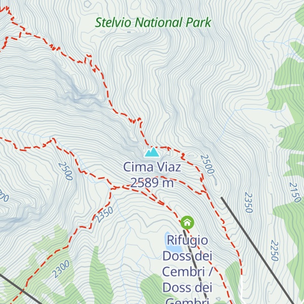 Map of Cima Viaz
