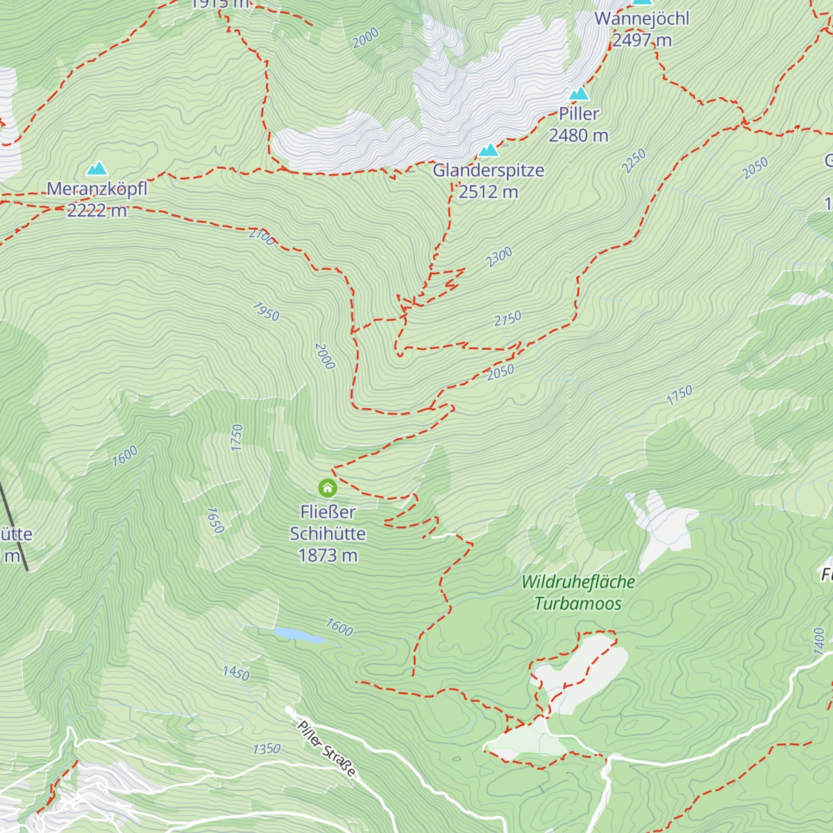 Gogles Alm map