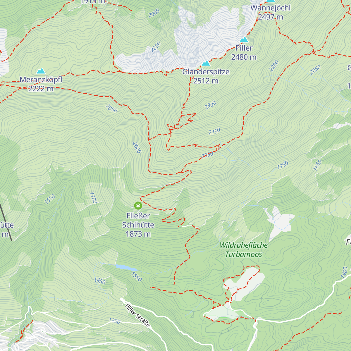 Gogles Alm map