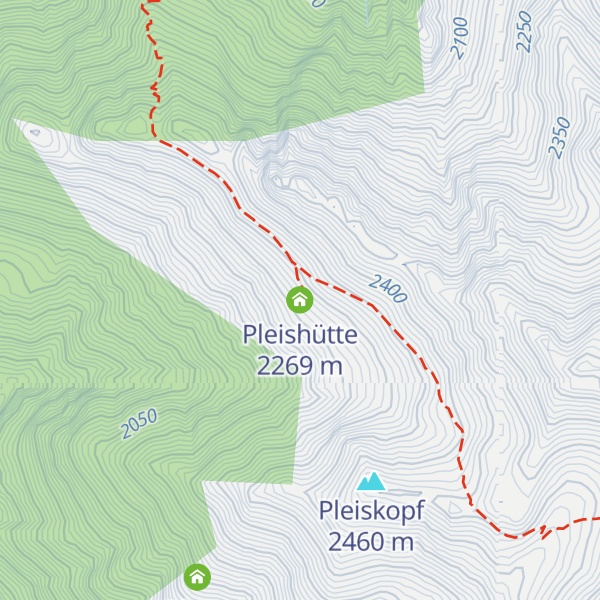 Map of Pleishütte