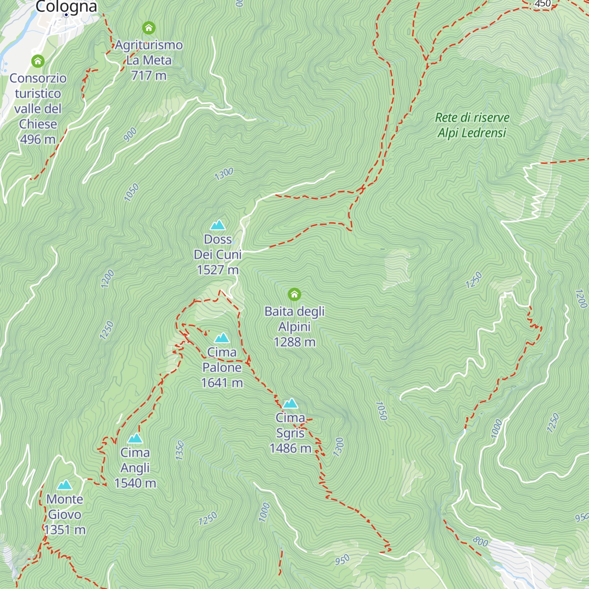 Baita degli Alpini map