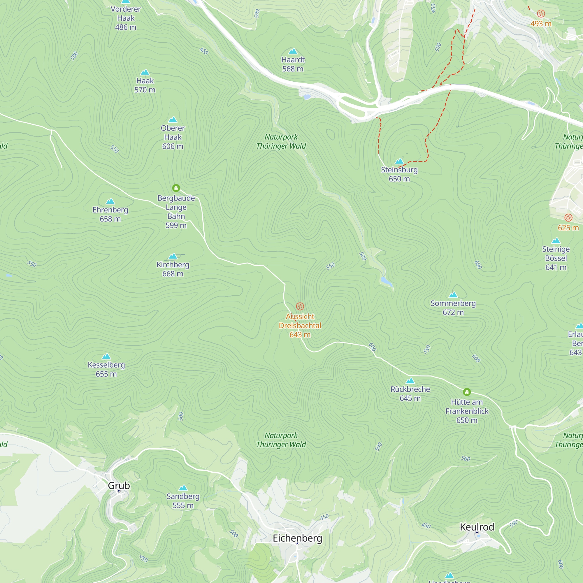 Forstarbeiterhütte map