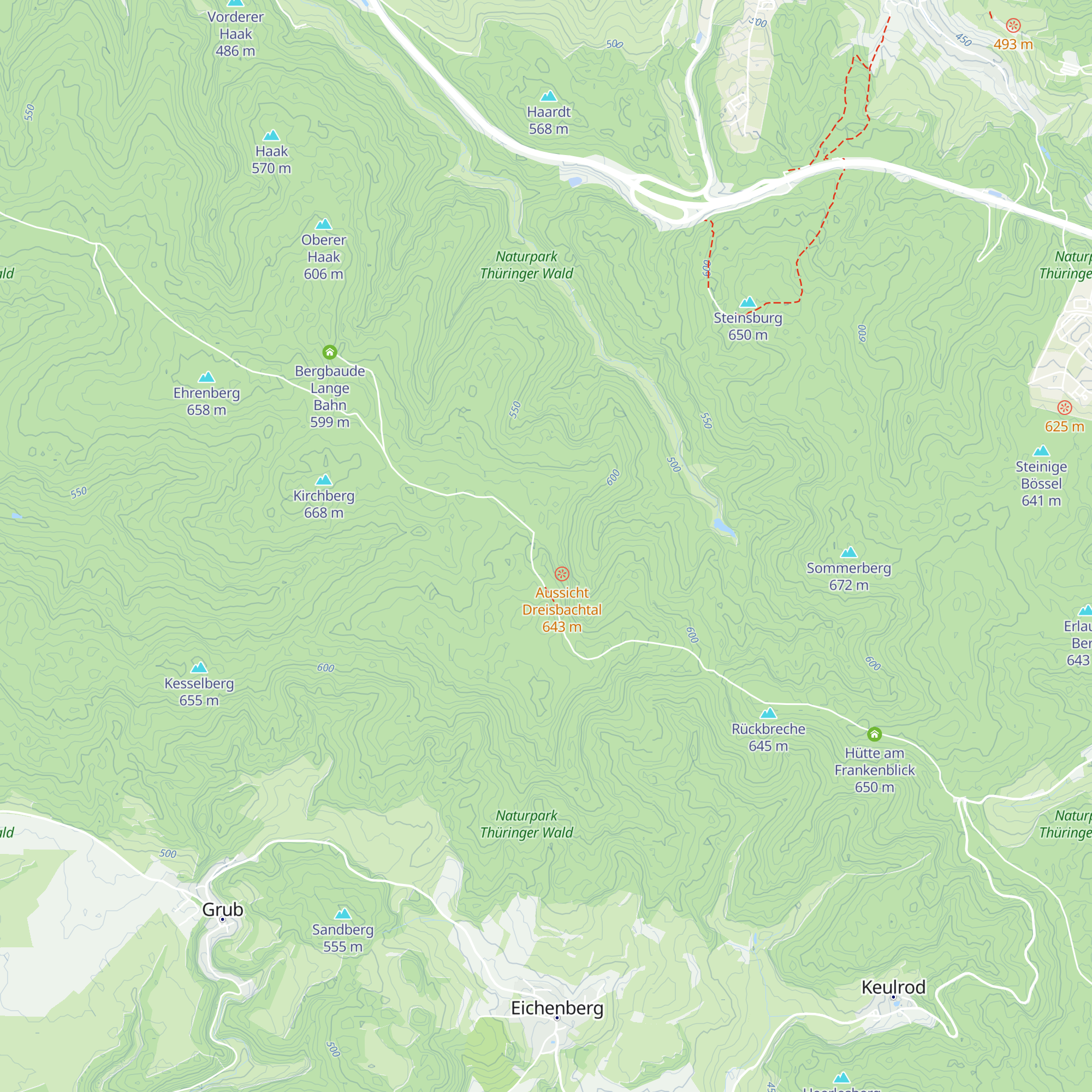 Forstarbeiterhütte map