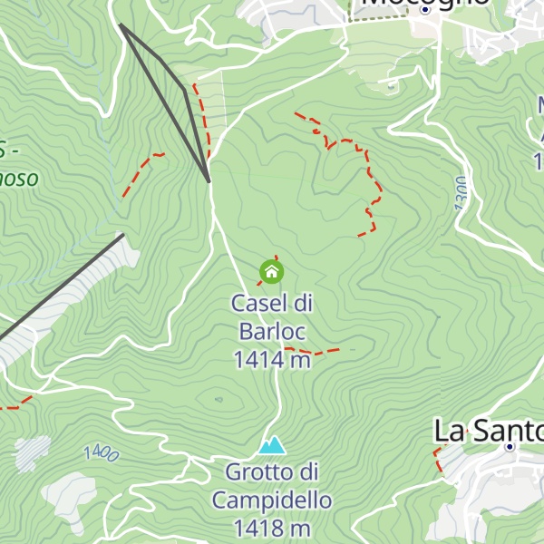 Map of Casel di Barloc