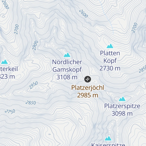 Map of Südlicher Gamskopf