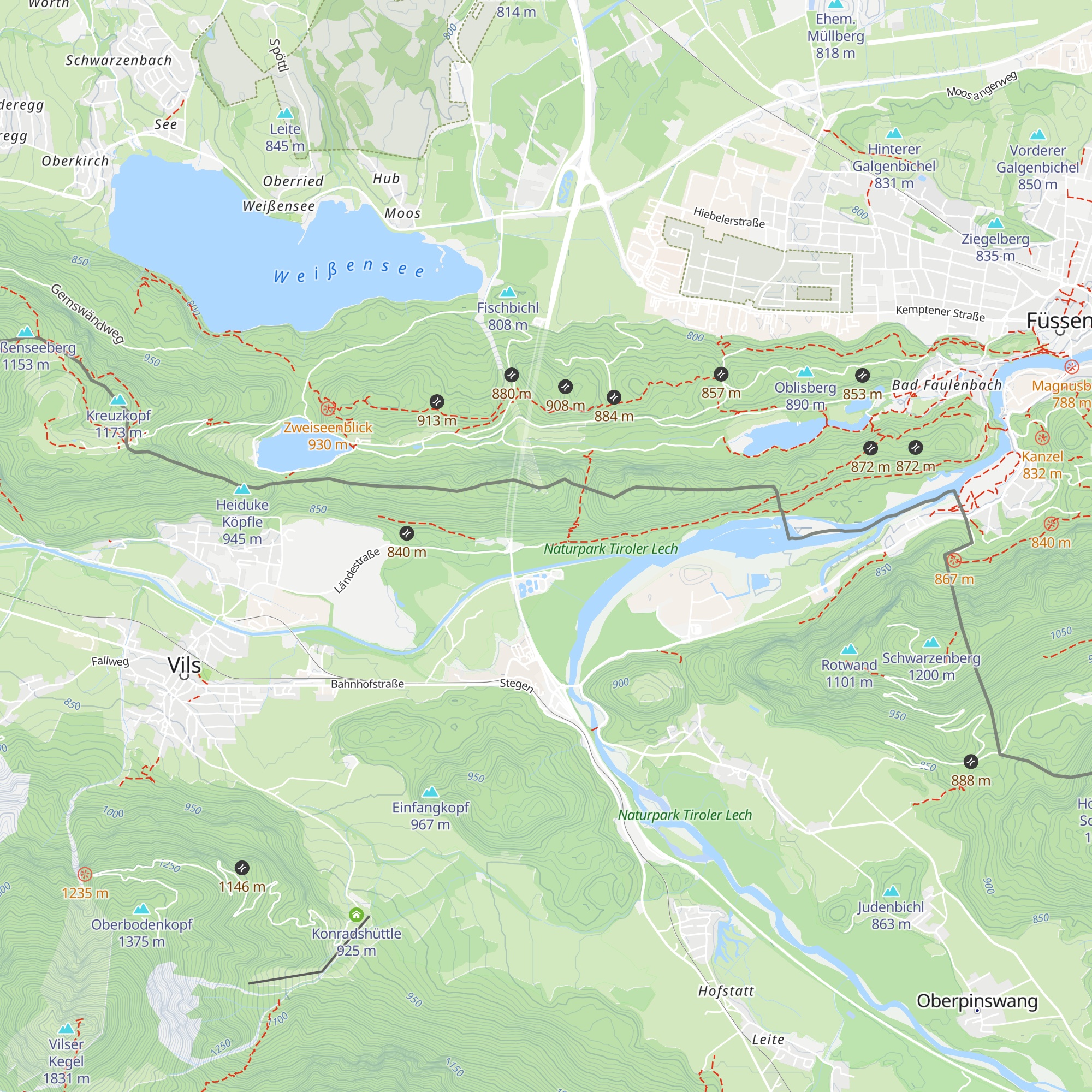 Ländenhof map