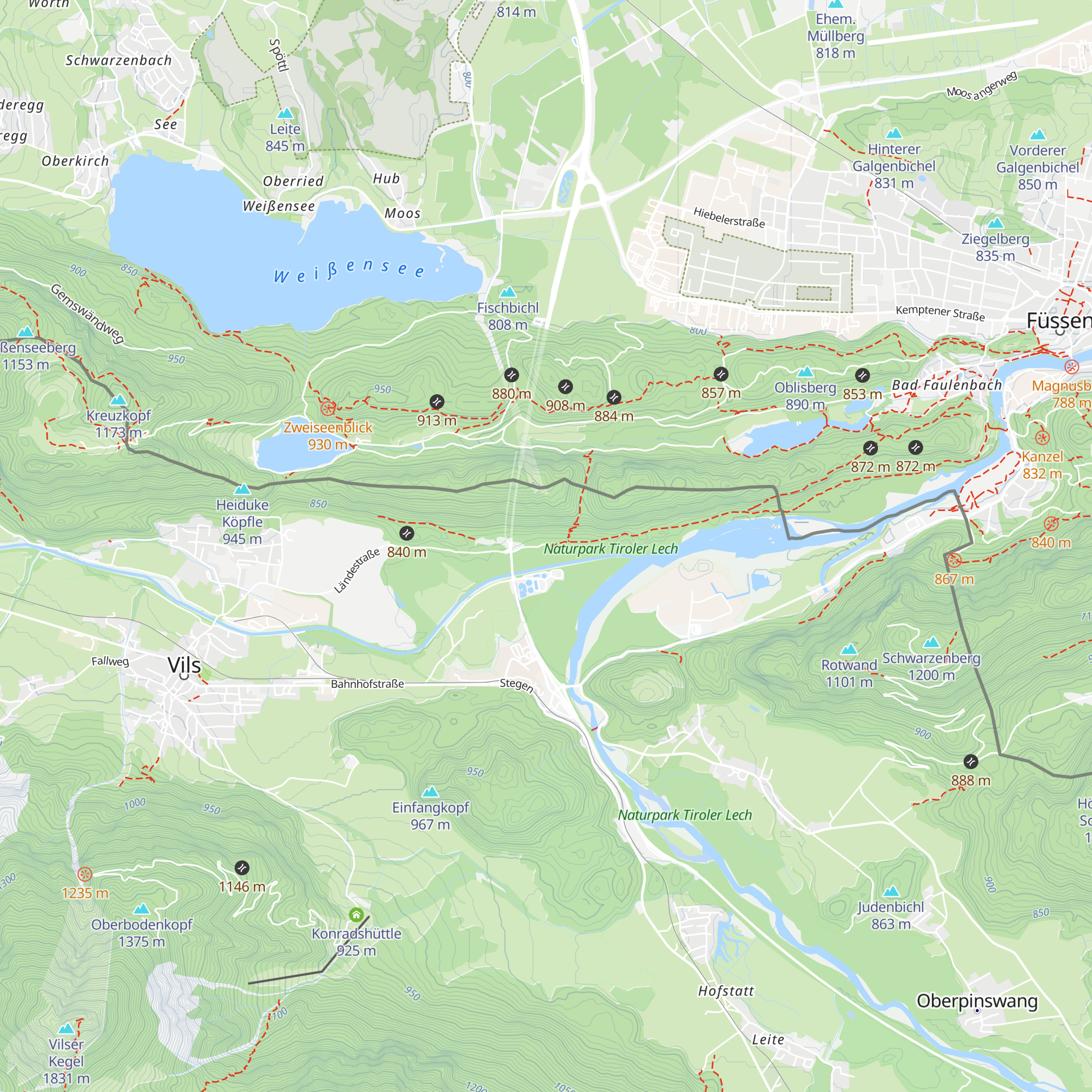 Ländenhof map