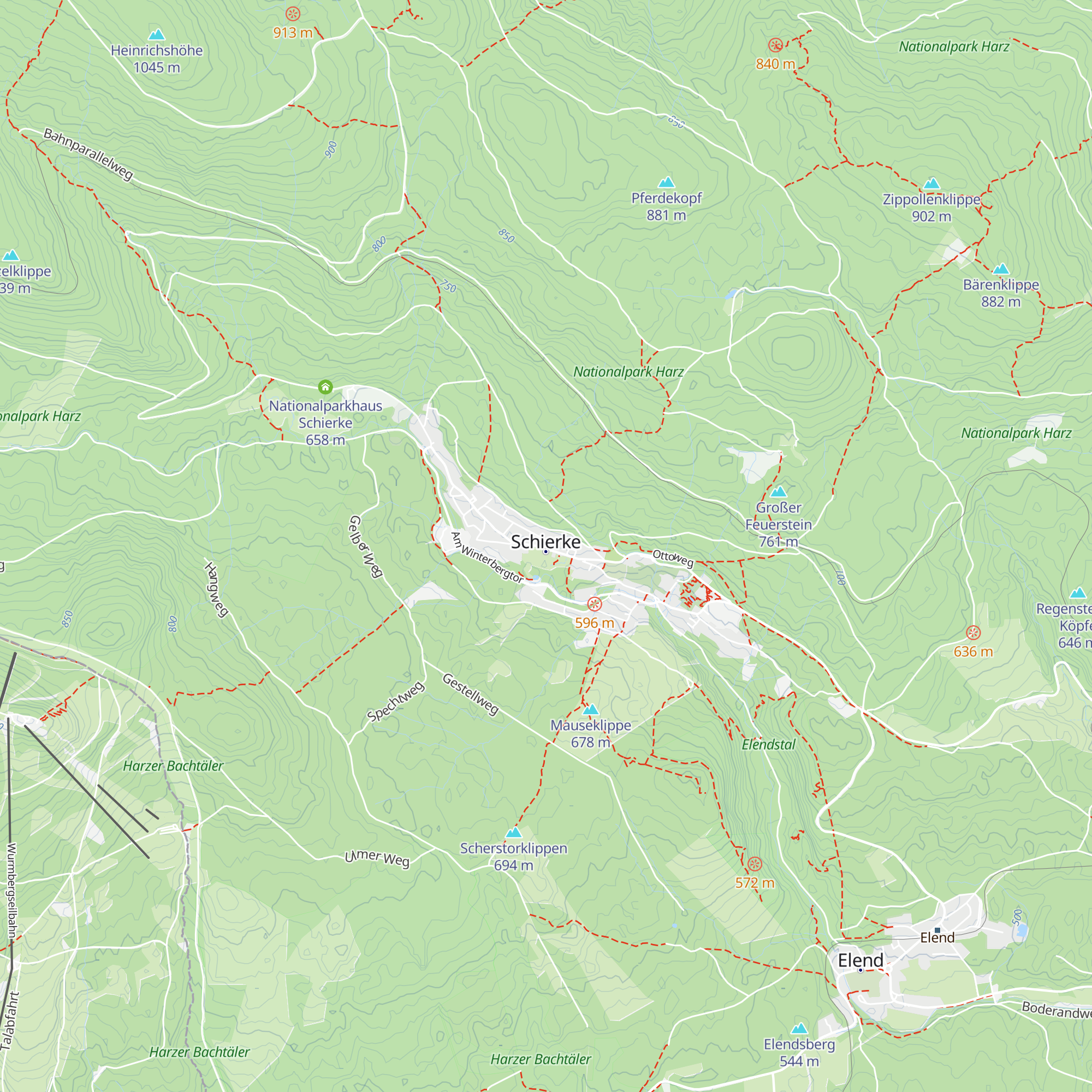 Tourist-Information map