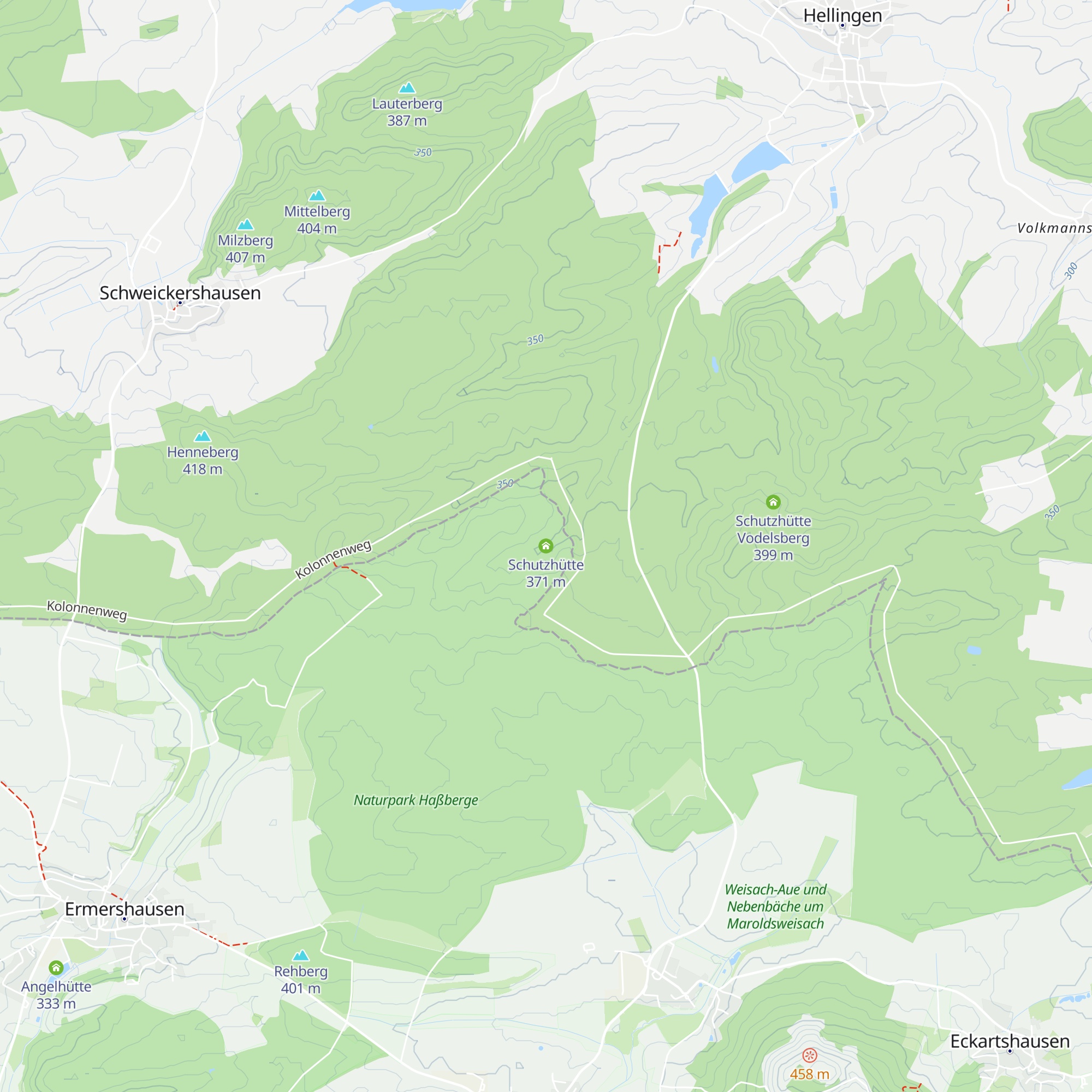 Schutzhütte map