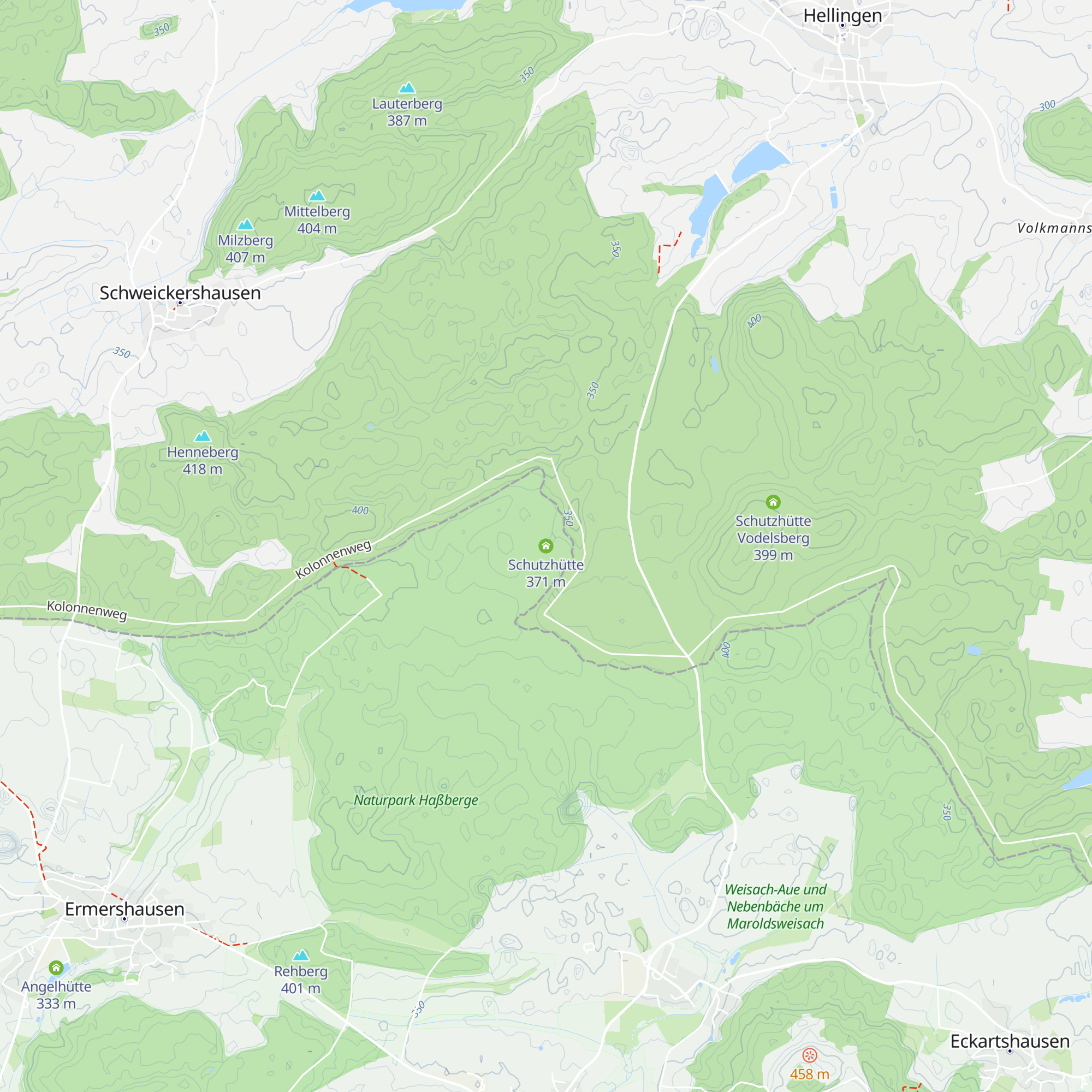 Schutzhütte map
