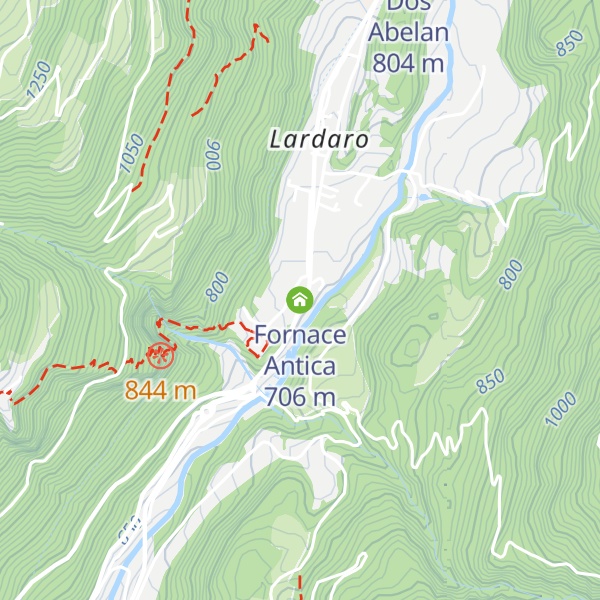 Map of Fornace Antica
