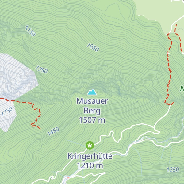 Map of Musauer Berg