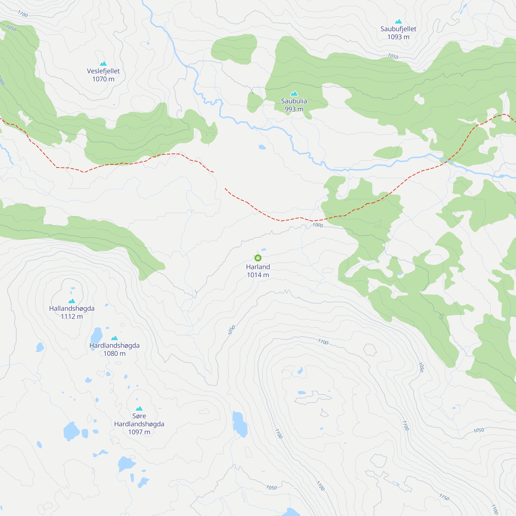 Harland map