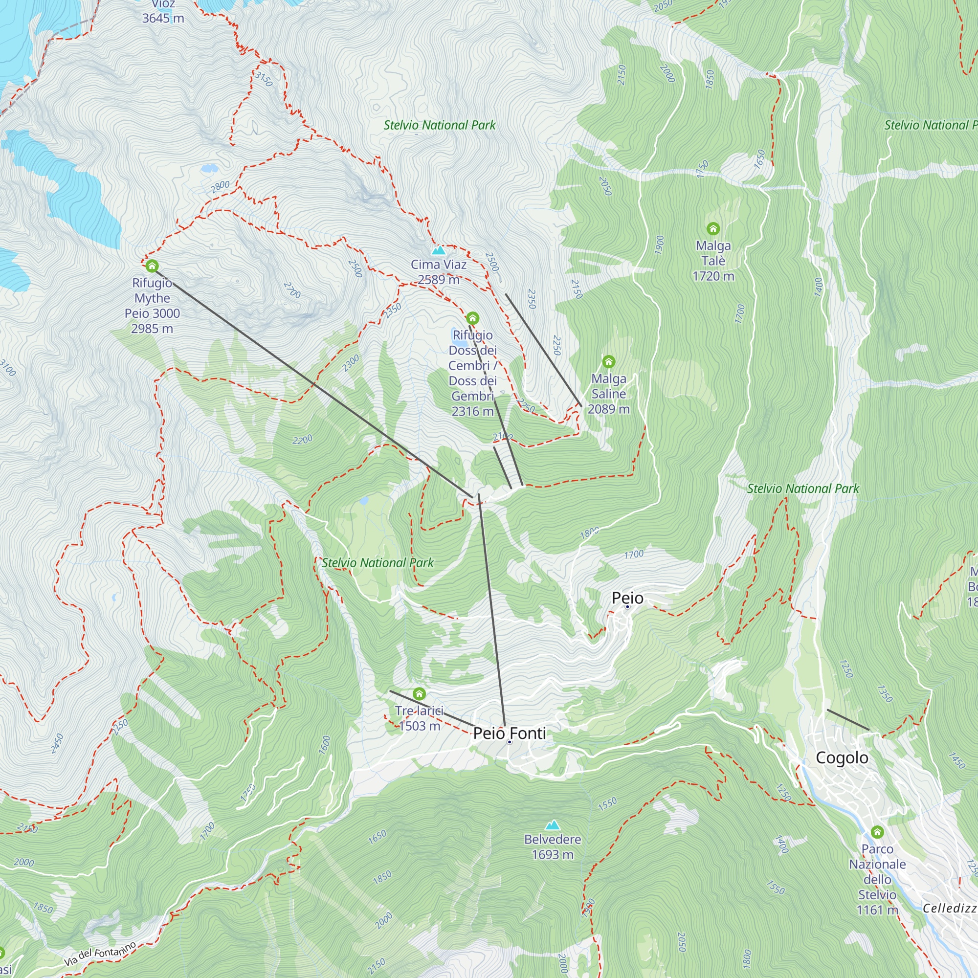 Rifugio Scoiattolo map
